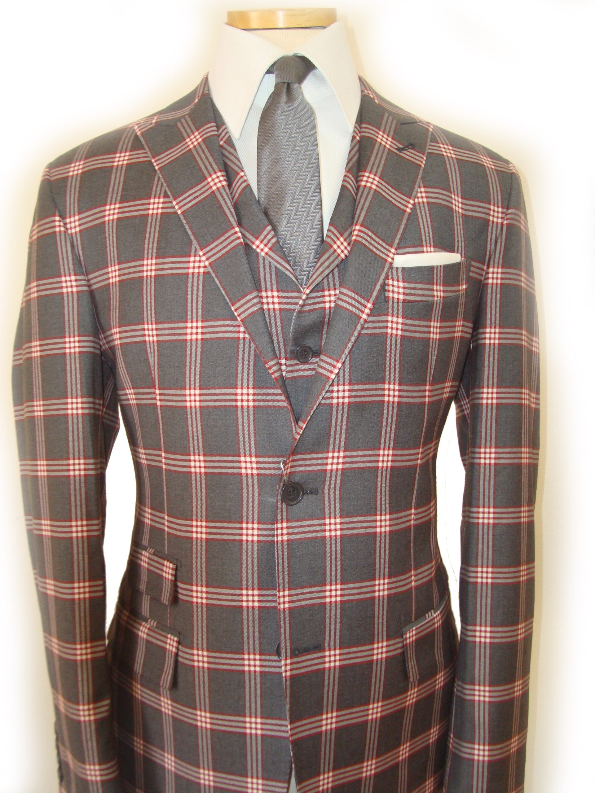 Cerrutti Burberry Plaid Suit - Winston 