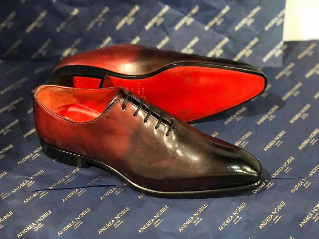 mens black dress shoes with red bottom