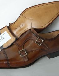 Leather Dress Shoe with Buckles