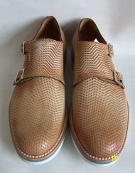 Leather Dress Shoe with Buckles