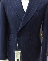 Brown Houndstooth Wool Suit