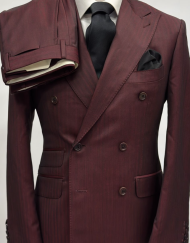 Brown Solaro super 180 wool suit