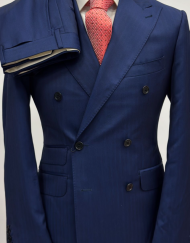 Navy blue Solaro super 180 wool suit